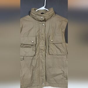 Goose Down Eddie Bauer Tan Military Field Jacket